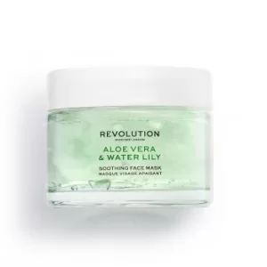 Image of Revolution Skincare Aloe Vera and Water Lily Soothing Face Mask 50ml