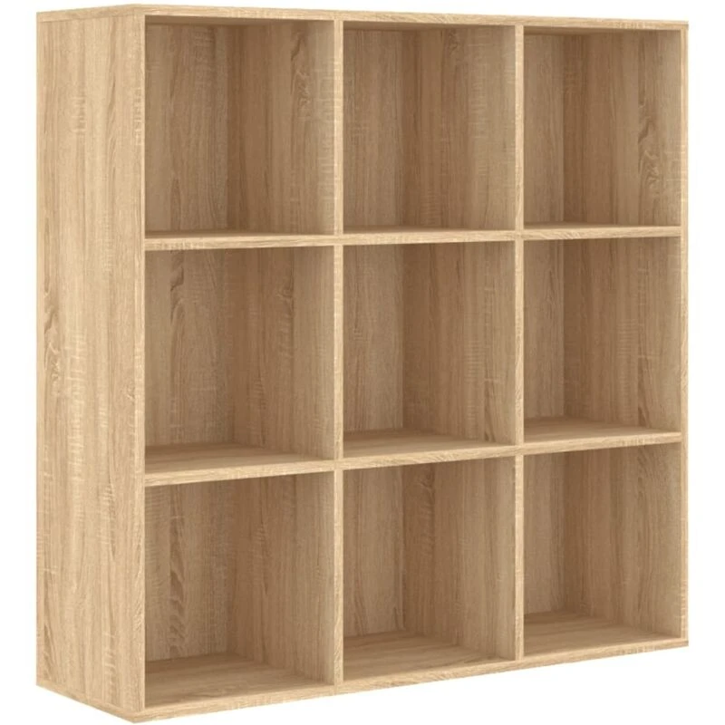 Image of VIDAXL Book Cabinet Sonoma Oak 98x29x97.5cm Engineered Wood Vidaxl 801128