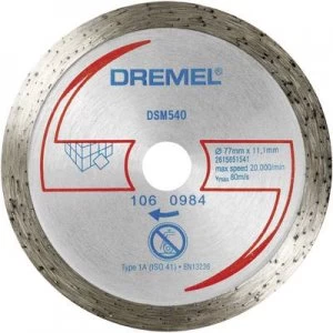 Image of DREMEL DSM20 Diamond Tile Cutting Wheel (DSM540) Dremel 2615S540JA Diameter 77mm