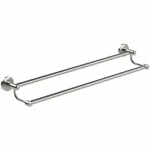 Image of Miller Oslo Double Towel Rail Polished Nickel