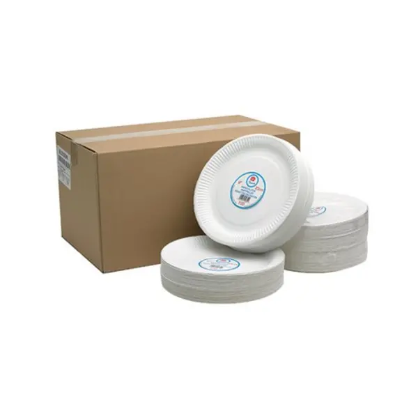 Image of Paper Plates 9" - White (100 Pack)