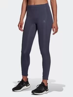 Image of adidas Fastimpact Running 7/8 Tights, Blue, Size S, Women