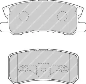 Image of Ferodo FDB1604 Brake Pad Set Rear Axle Premier Car