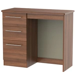 Image of Robert Dyas Edina Ready Assembled Dressing Table - Walnut