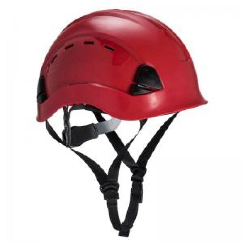Image of Portwest Height Endurance Mountaineer Helmet PS73RER Colour: Red