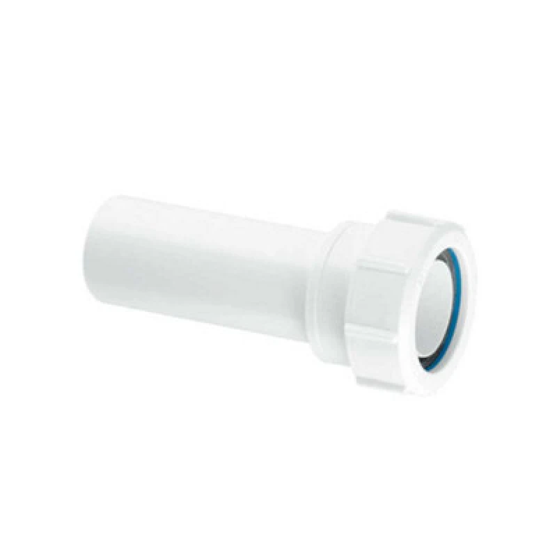 Image of McAlpine Straight Connector Multifit x Plain End 32mm MS18L White