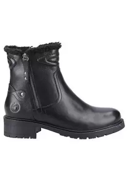 Image of Cotswold Gloucester Ankle Boots, Black, Size 4, Women