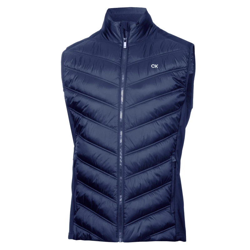 Image of Calvin Klein Golf Golf Frontera Hybrid Gilet - Blue Blue S