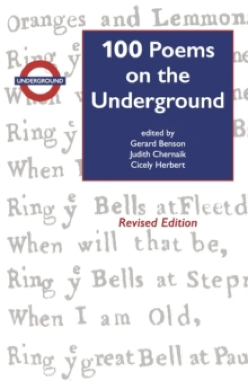 Image of 100 Poems on the Underground : 40th Anniversary Edition Paperback / softback