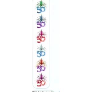 Image of Cascade Column Decoration 50th ( Pack Of 6)