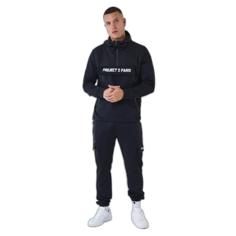 Image of Project X Paris Windbreaker style hoodie Project X Paris Noir Male XL