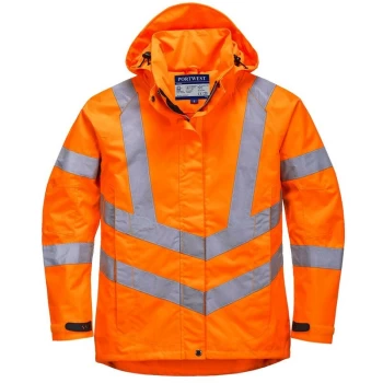 Image of Portwest - LW70ORRM - sz M Ladies Hi-Vis Breathable Jacket - Orange