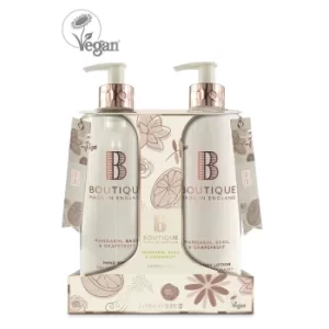 Image of Grace Cole Mandarin, Basil and Grapefruit Hand Care Duo