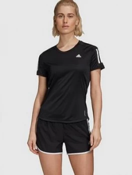Image of Adidas Own The Run Response Tee - Black