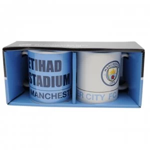 Image of Team Twin Mug Set - Man City