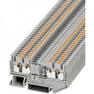 Image of Phoenix Contact PT 2,5-QUATTRO 3209578 Continuity Number of pins: 4 0.14 mm² 2.5 mm² Grey
