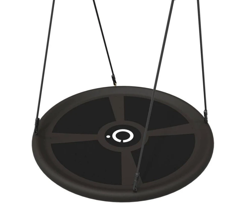 Image of OutdoorToys Children's Nest Swing Seat - High Density Fabric in Black Unisex