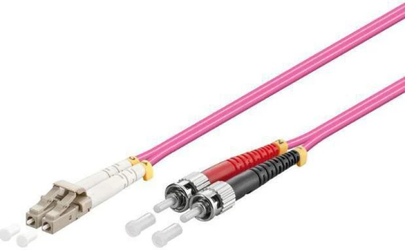Image of Microconnect FIB412005-4 InfiniBand/fibre optic cable 5m LC ST Violet