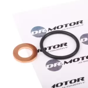 Image of DR.MOTOR AUTOMOTIVE Gaskets DRM0189 Seal Kit, injector nozzle VOLVO,V50 (545),XC60 (156),V70 III (135),V60 (155, 157),V40 Schragheck (525, 526)