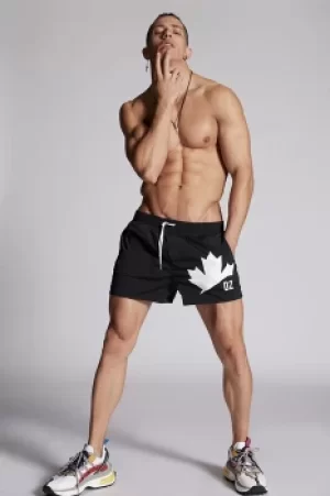 Image of DSQUARED2 Men Beachwear Black Size 28 92% Polyamide 8% Elastane