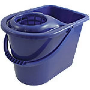 Image of Bentley Bucket with Wringer Plastic Blue 15L