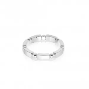 Image of Stacked Chunky Sterling Silver Ring SRB9004_SLV