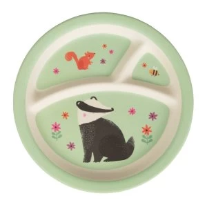 Image of Sass & Belle Woodland Friends Bamboo Kid's Plate