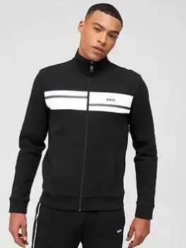 Image of BOSS Skaz 1 Tracksuit Jacket, Black Size XL Men