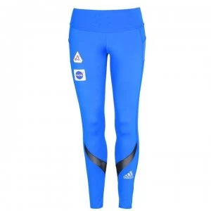 Image of adidas Space Race Running Tights Ladies - Football Blue