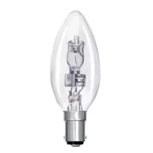 Image of Bell Eco Halogen Candle 28W SBC - Clear