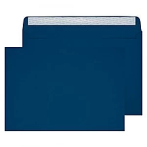 Image of Creative Senses Velvet Envelopes C4 Peel & Seal 229 x 324mm Plain 140 gsm Blue velvet Pack of 125