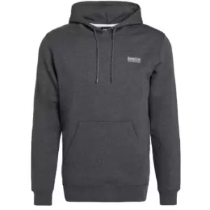 Image of Barbour International Small Logo Hoodie - Grey