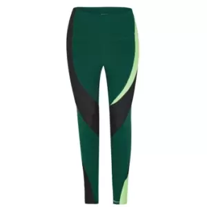 Image of Reebok Luxury High Rise Tights Womens - Green