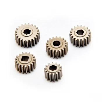 Image of Hobao Dc-1 Transmission Gear Set - 14T, 17T, 18T X 2, & 21T