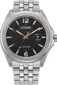 Image of Gents Citizen Eco-Drive Bracelet Watch AW1740-54H