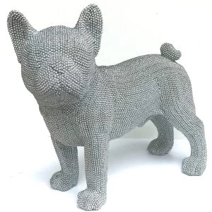 Image of Silver Art French Bulldog Standing By Leonardo