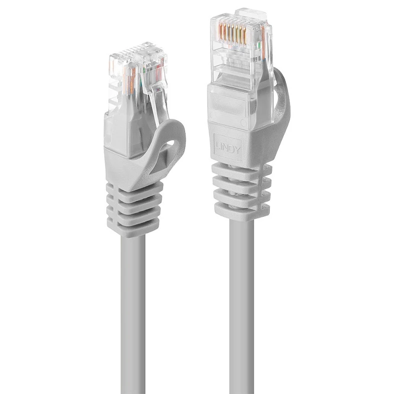 Image of Lindy 3m Cat.5e U/UTP Network Cable. Grey