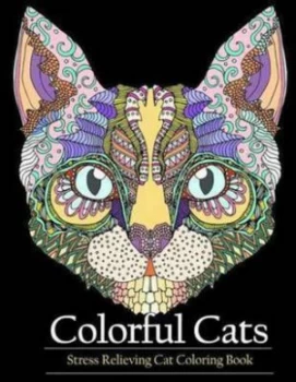 Image of Adult Coloring Book Colorful Cats by Adult Coloring Books Paperback