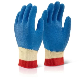 Image of Kevlar Latex Gloves Full Cuff Blue - Size S