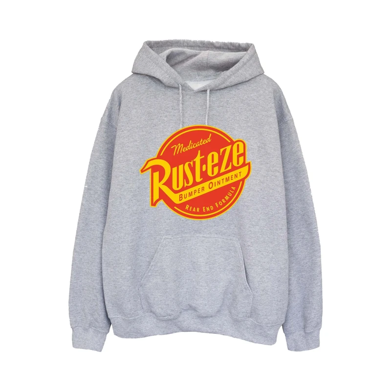 Image of Cars Rust-Eze Logo Heather Hoodie Grey female