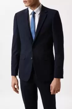 Image of Plus And Tall Navy Tailored Essential Jacket