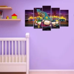 Image of 5MDFCO-9 Multicolor Decorative MDF Painting (5 Pieces)