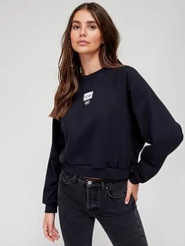 Image of Levis Levis Vintage Raglan Crew Sweat - Black, Size L, Women
