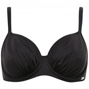 Image of Fantasie Versailles Underwired Gathered Full Cup Bikini Top - BLK Black