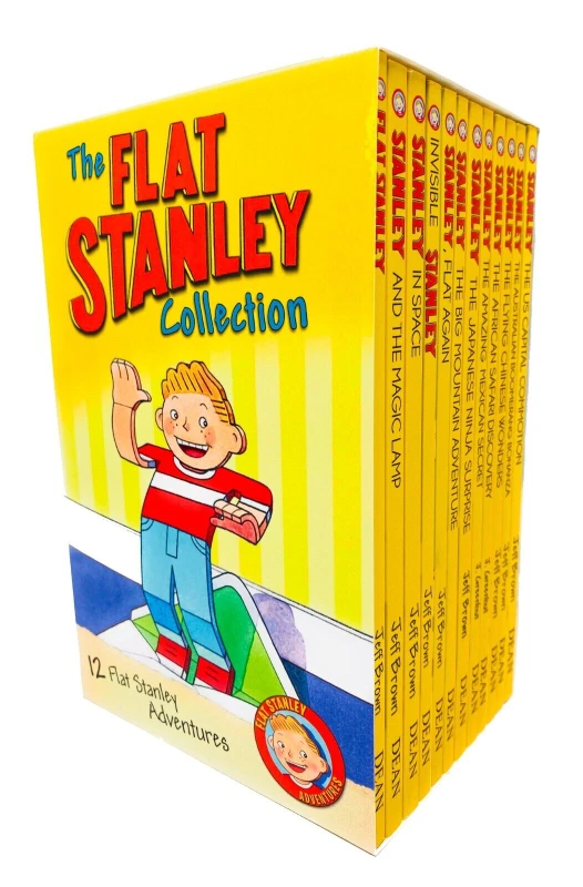 Image of The Flat Stanley Adventures 12 Book Collection By Jeff Brown For Young Readers Everywhere Jeff Brown Books