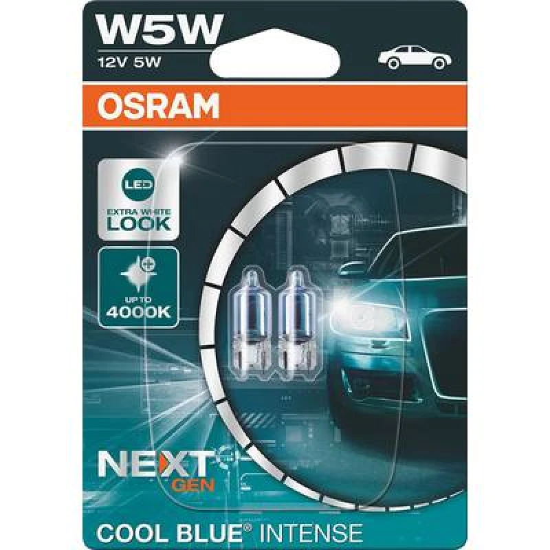 Image of Osram OSRAM 4062172394710 Indicator bulb COOL Blue INTENSE W5W 5 W 12 V 4062172394710