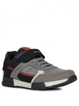 Image of Geox Pavel Boys Trainers - Dark Grey