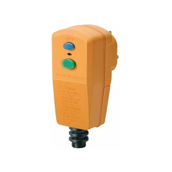 Image of 1290643 Compact Circuit Breaker UK Plug (RCD) - Brennenstuhl