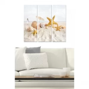 Image of MDFFTR1002 Multicolor Decorative MDF Painting (3 Pieces)