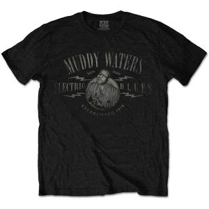 Image of Muddy Waters - Electric Blues Vintage Mens Medium T-Shirt - Black
